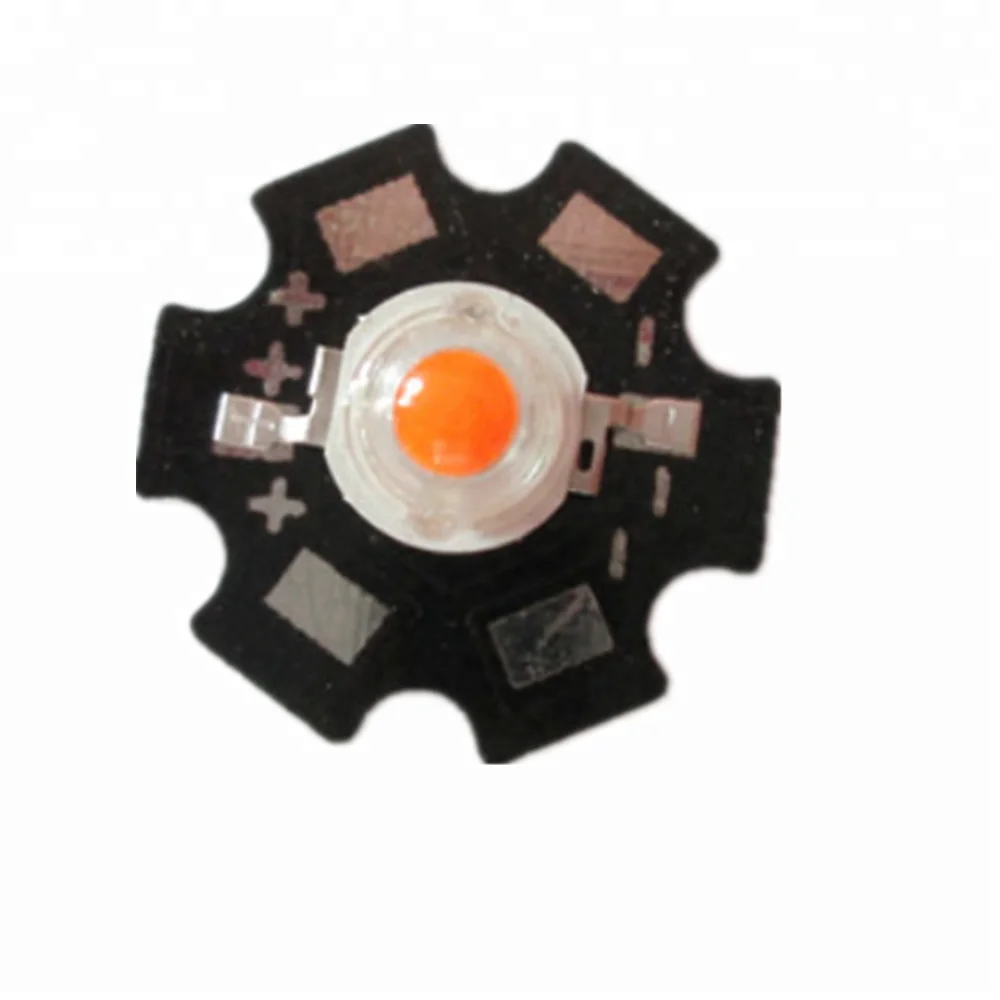 1800K 380-840NM  1W 100-110lm Bridgelux Full Spectrum Plant Growing Led Chip