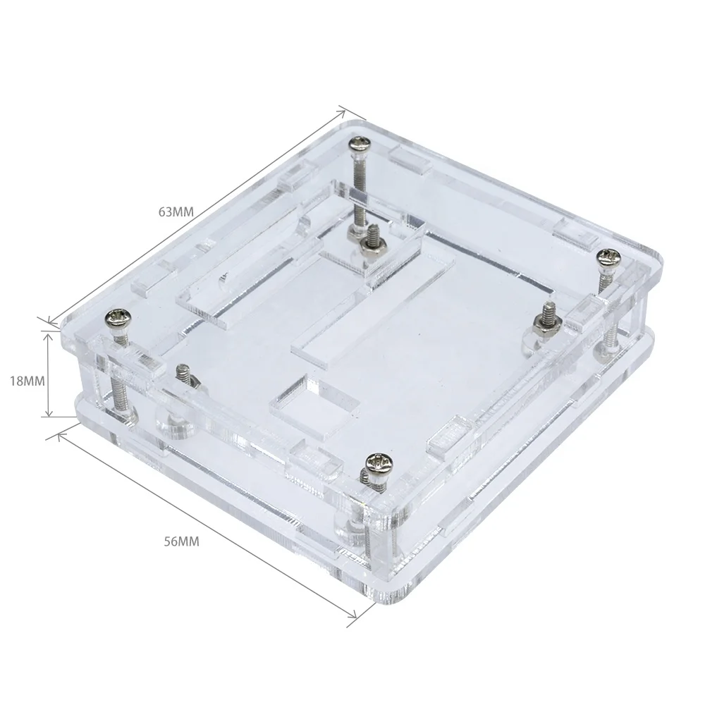 Clear Acrylic Case Shell Housing for W1209 Digital LED DC 12V Temp Thermostat Temperature Control Switch Module Controller Board