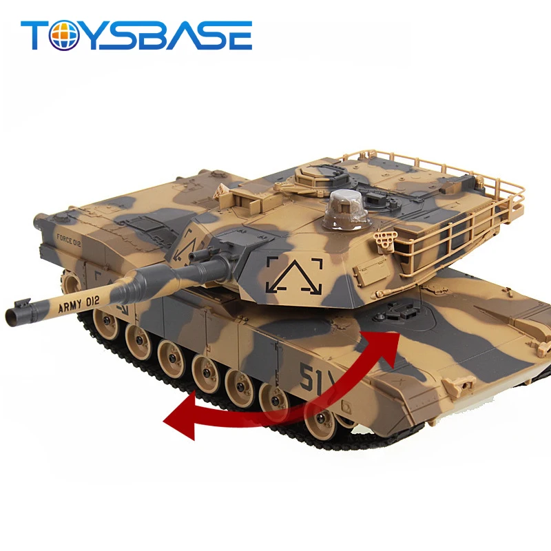Turret Infrared Remote Control Battle Rc Tank 1 12