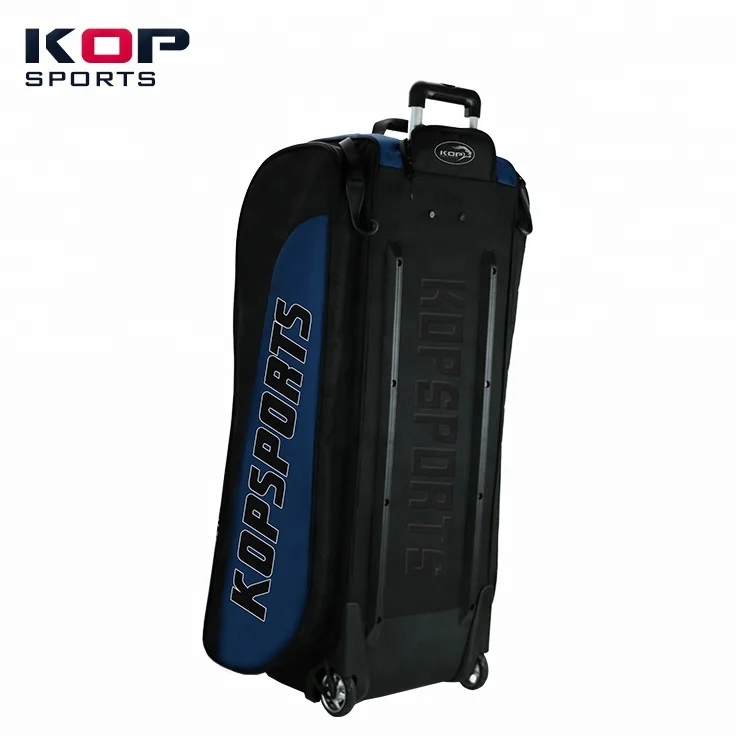 
2021 KOP SPORTS Custom Waterproof Full Size Championship Wheeled Baseball Equipment Bag For Players 