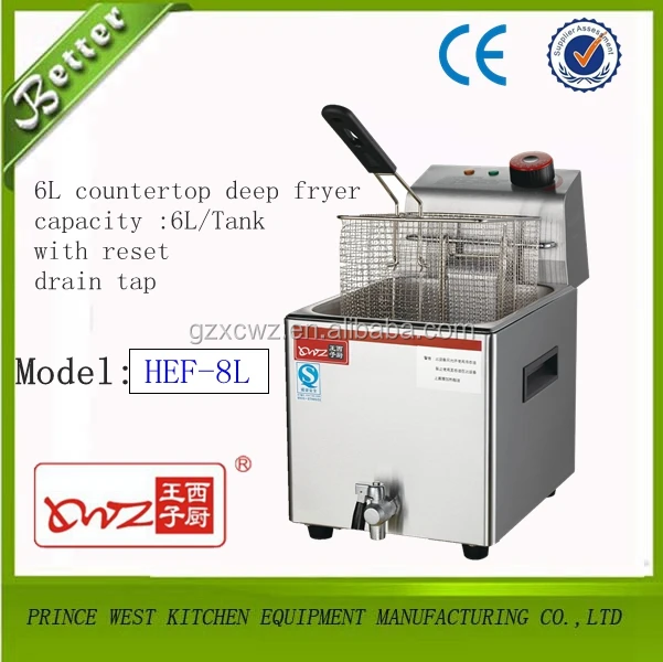 2018 China hot sale Factory Wholesale Electric 1 Tank 2 Basket Commercial Kfc Deep Fryer