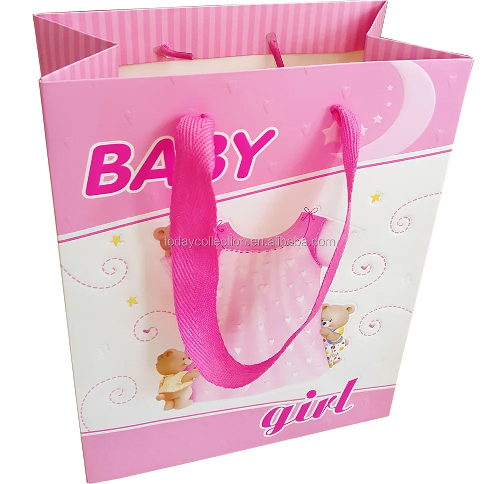 
Fancy baby shower paper gift bag 
