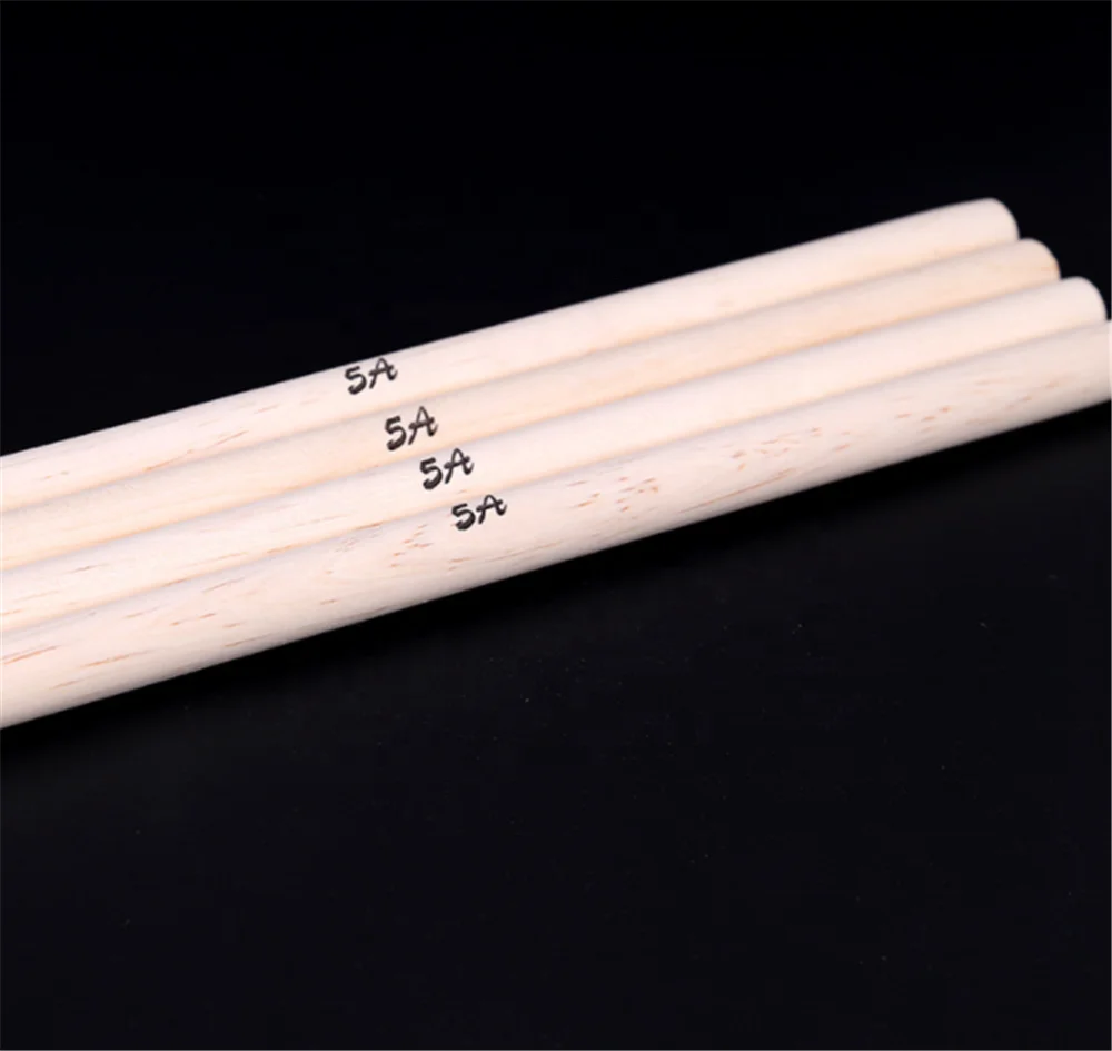 High Quality 5A Maple Drum Sticks with Wood Tip Drum Set Accessories Percussion Instrument