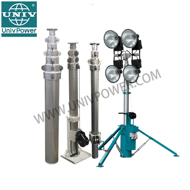 Алюминий 6063 для ручной лебедки, телескопическая антенна мачта 3-12 м в наличии