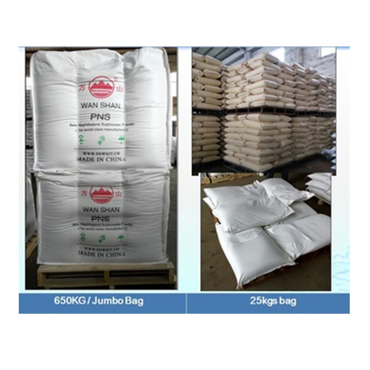 sodium naphthalene sulfonate 5% 10% 20% As concrete additive