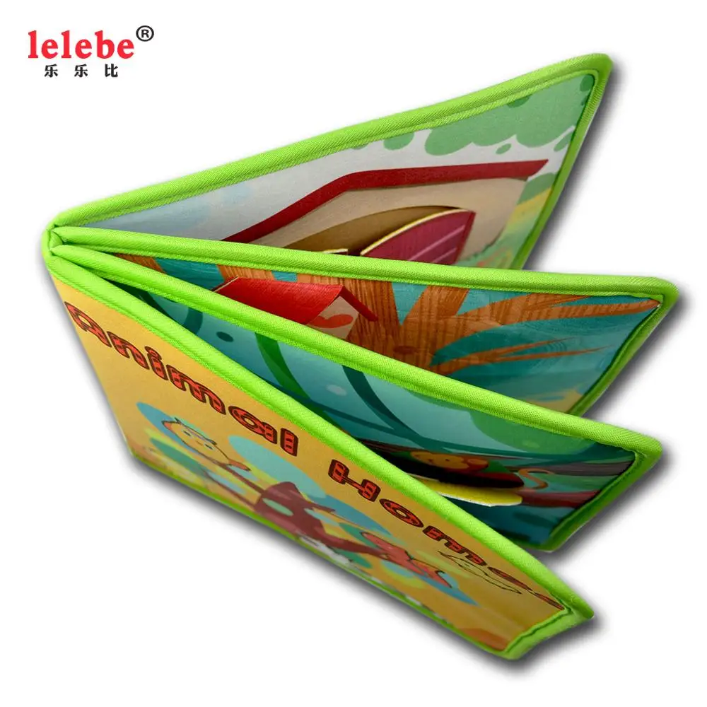 lelebe OEM wholesale manufacturer 2019 baby gift brain  stem organic kids educational toys cloth books with other toys & hobbies