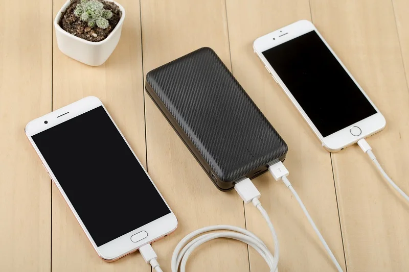 High Capacity Fast Charge Rohs Power Bank 20000mAh Portable Charger