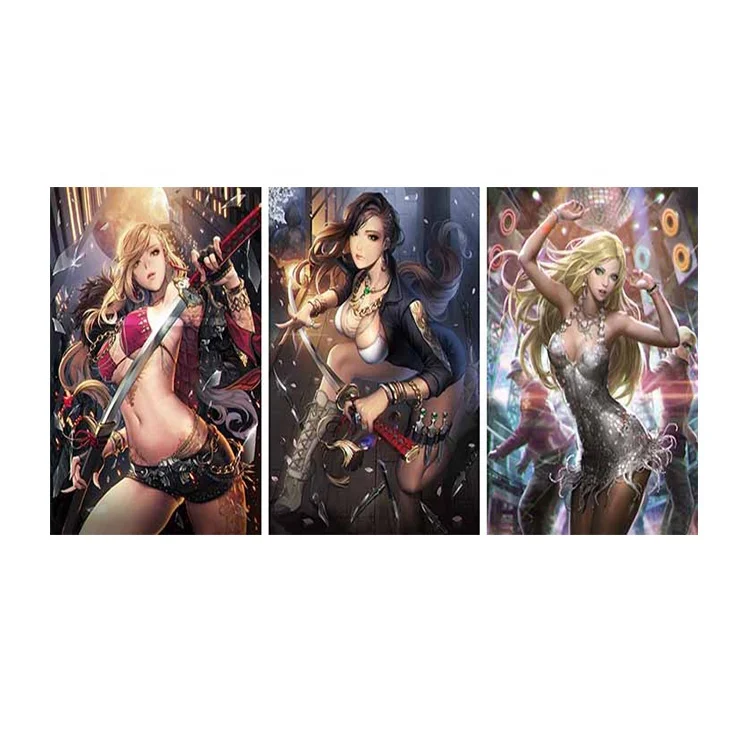 Wholesale incredible hot women god 3d flip lenticular poster