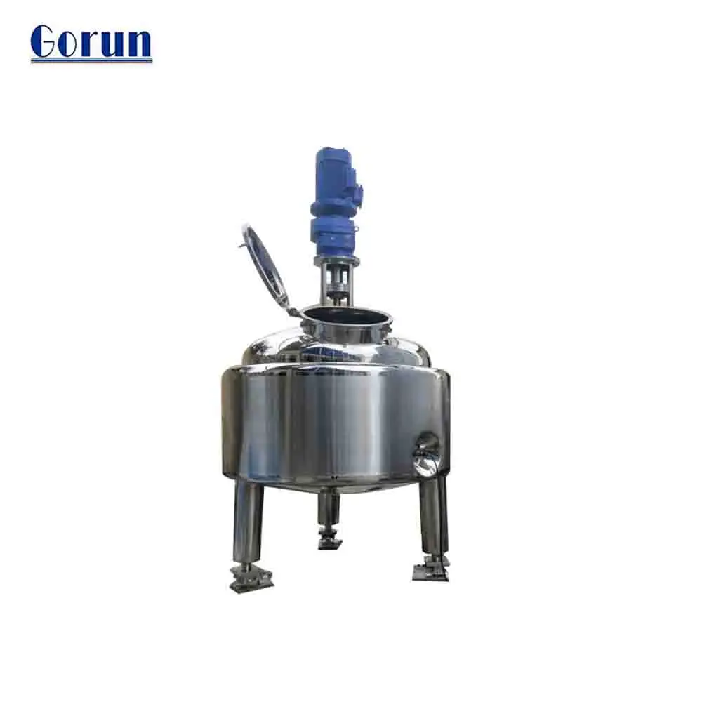 Double Ribbon Mixer For Powder, Stainless Steel 700L Honey Mixing Tank With Jacket