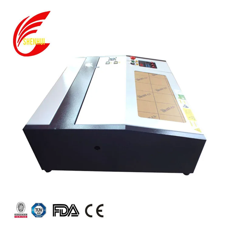 Недорогой Настольный мини-лазерный гравировальный станок K40 CO2 от Shenhui laser, цена