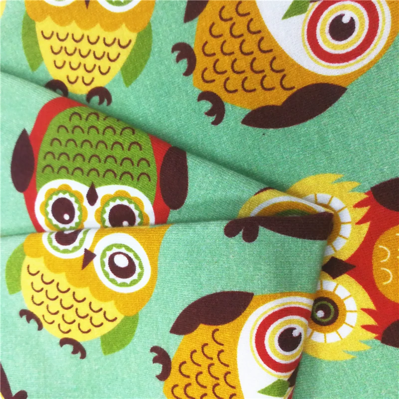 
digital fabric printing custom fabric cotton jersey knit printed fabric 