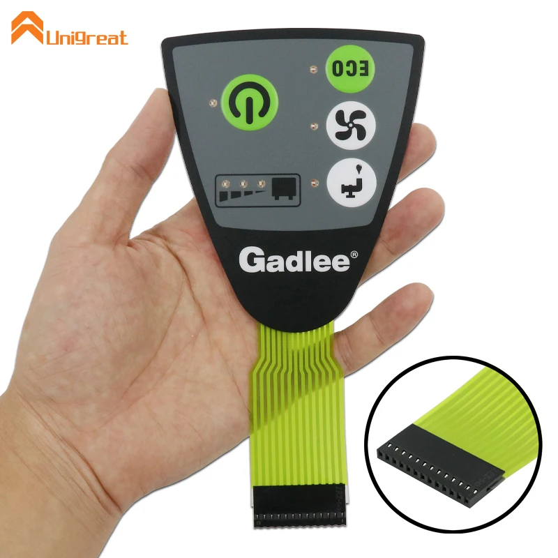 
Custom make produce Waterproof Durable four 4 Push Button LED Membrane Switch keypad 