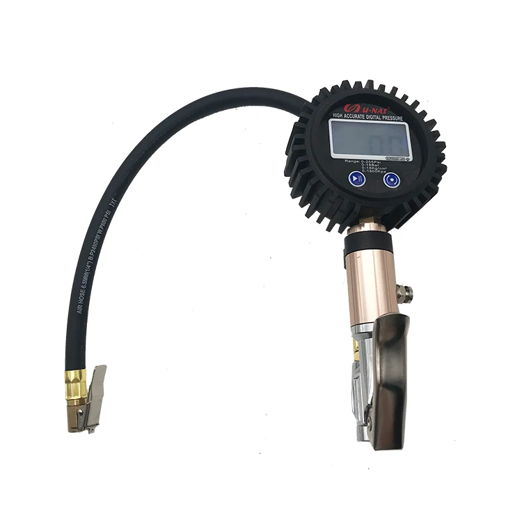 on line hot sales style digital tire pressure gauge car tire inflator pressure gauge 255psi