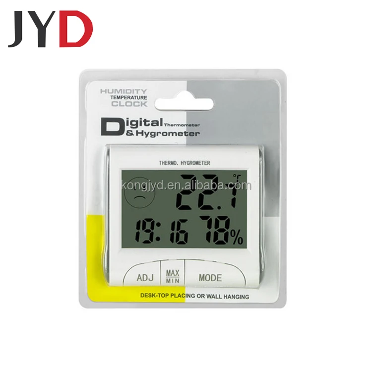 
JYD-DHT10 Large And Easy To Read Number Digital Hygro-thermometer With Rear Support Bracket 