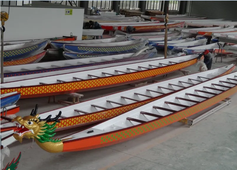 
fiberglass dragon boat for 5/12/22 person with good quality 