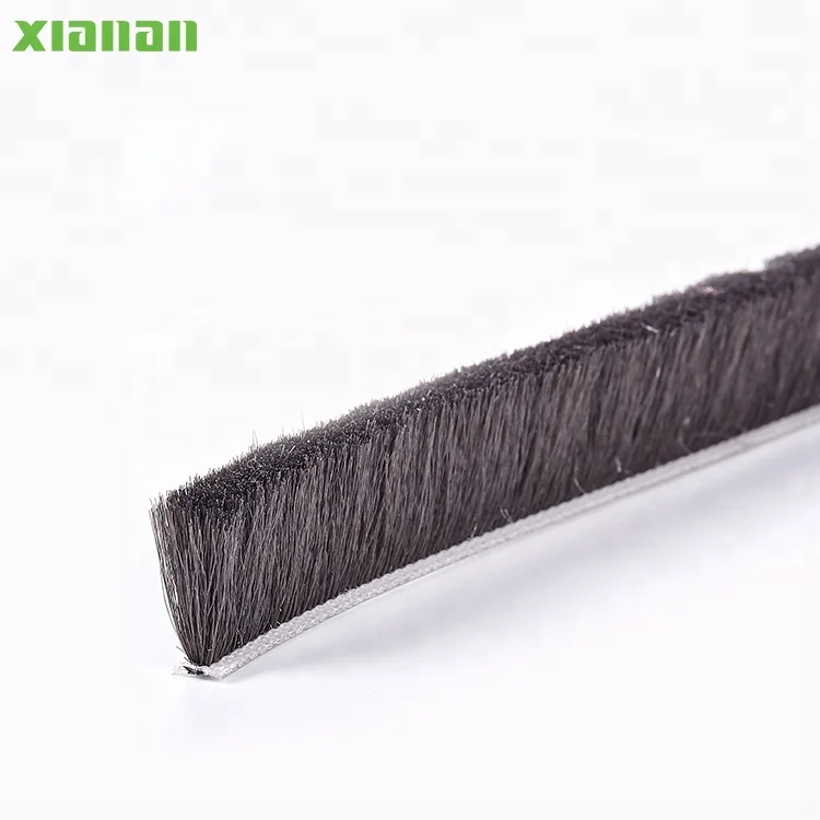 door bottom  brush weather stripping aluminum window brush seal