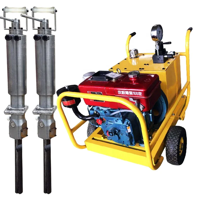 rock splitting equipment Factory Wholesale Hydraulic rock splitter with electric power Lowest price concrete demolition tool