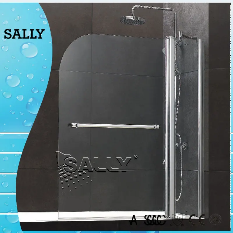 Китай Оптовая Продажа стеклянной панели, душ экран с вешалка для полотенец ванной корпус