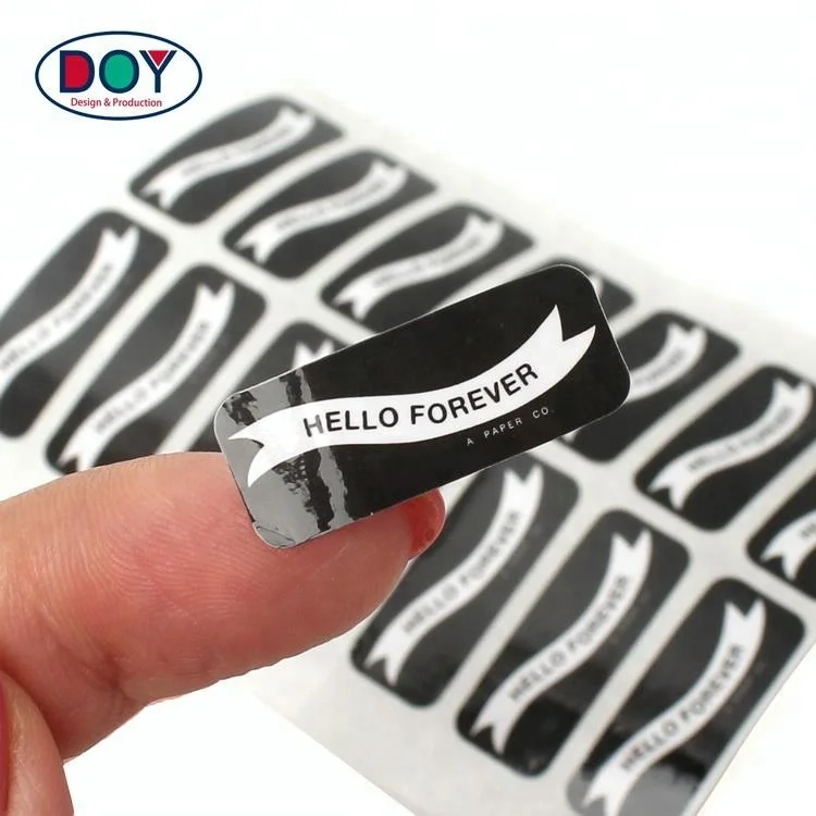 Private Design Custom Printed Brand Logo Self Adhesive Paper Stickers Labels for Garment Packaging