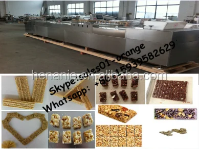 Cereal bar making machine Sesame Bar cutting machine Peanut candy bar production line