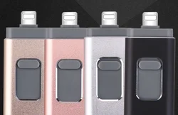 Custom 3 in 1 OTG usb flash drive for iphone android PC