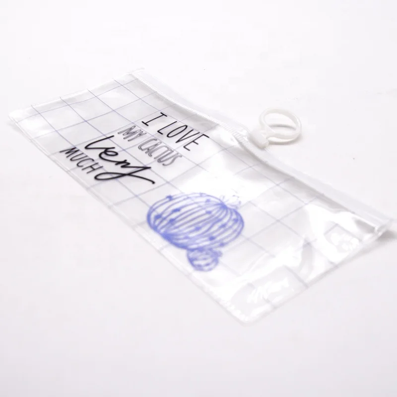
Cheap custom transparent bag candy color clear PVC travel make up bags 
