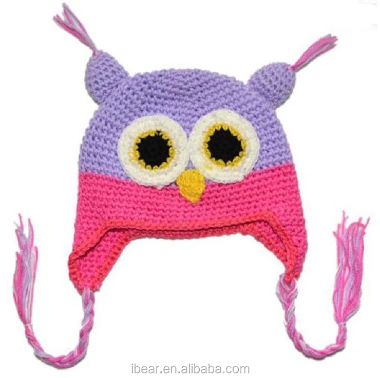 Crochet baby hat/little Owl hat/ Baby photo prop