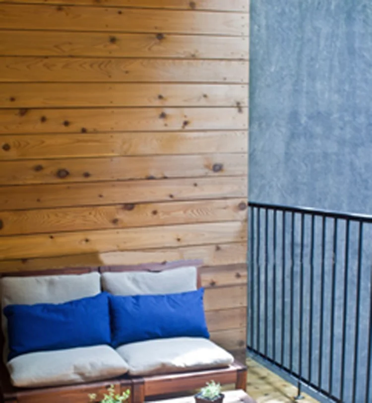 heat treated wood for exterior wall cladding