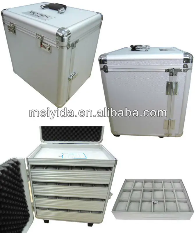 
Aluminum trolley case for watch 