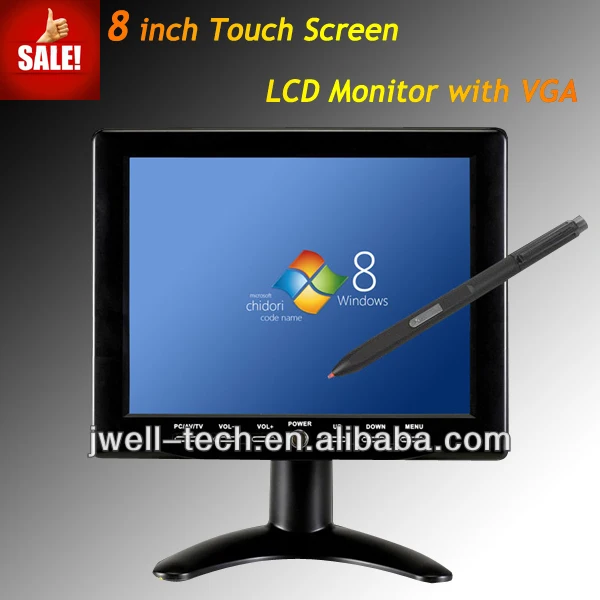 8 inch pen touch screen monitor