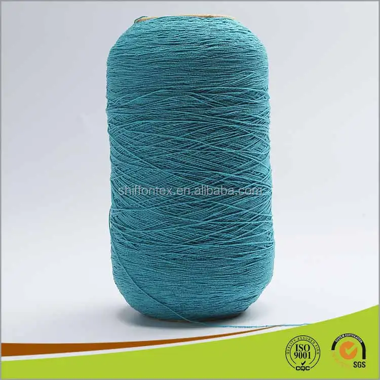 Shaoxing Textile 90#/100/2 Rubber Coated Yarn Double Coated Yarn