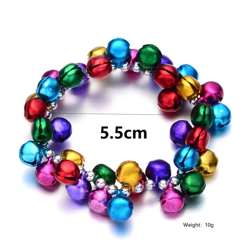 Christmas Party Jingle Bell Bracelet Christmas Bell Bracelet For Kids Jewelry Christmas Gifts