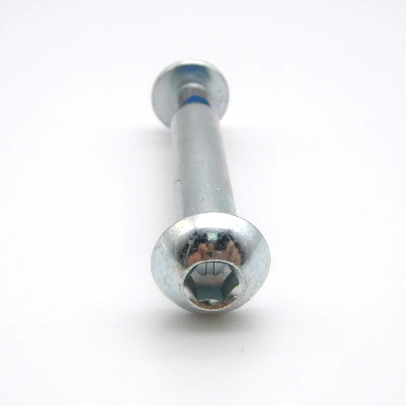 custom stainless steel chicago screw for Round Head Metal Black Chicago Screws