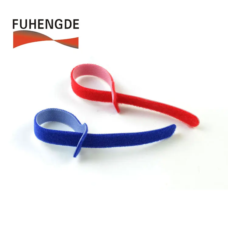 Все цвета крюк и петля многоразовые ремень кабель провод Галстуки