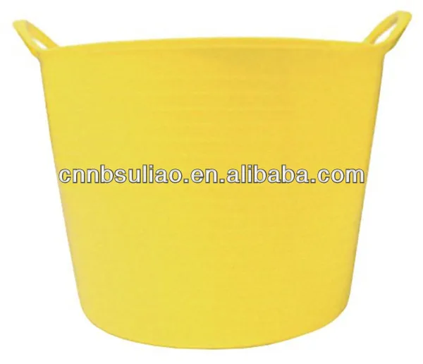pe soft plastic garden bucket