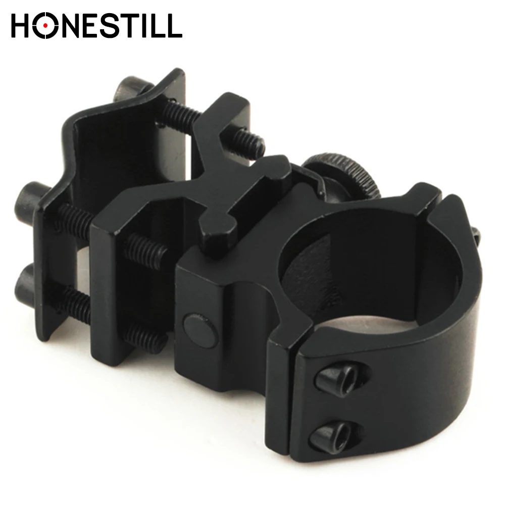 Universal  25.4mm Scope Ring Mount Flashlight Optic Sight  Mount  Adapter For 20mm