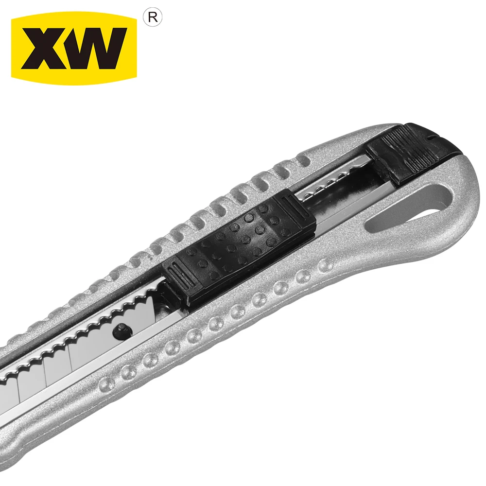 Wholesale 9mm Zinc-alloy handle paper cutter blade Snap off handy cutter knife
