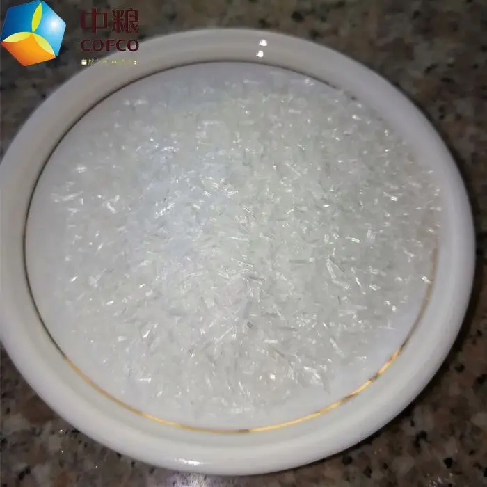 99% purity monosodium glutamate price without salt fine mesh crystalline powder