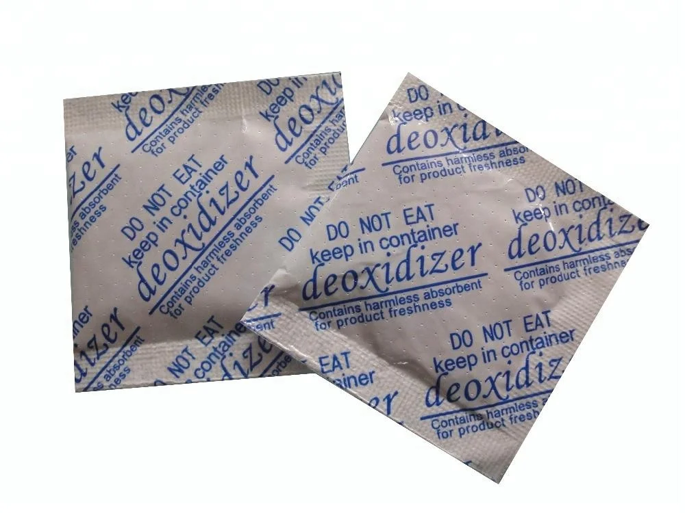 Food grade oxygen absorber packets for food packaging