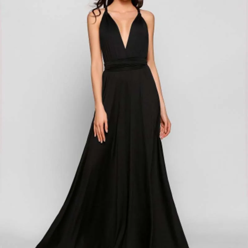 Fashion Women black backless evening party Sexy V-Neck Velvet Lace Patchwork Pleated Tunic Pullover Dress