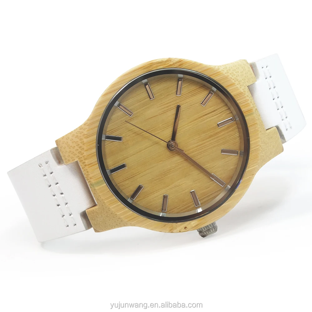 Shop For Watches Online Reloj De Madera Unisex Reloj Bambu Mens Style Leather Watch Bamboo