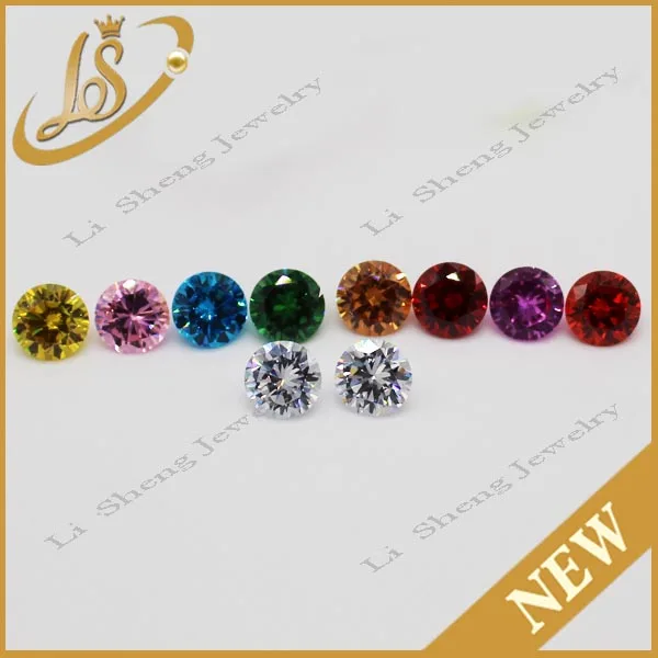 wholesale price gemstone color cubic zirconia stone