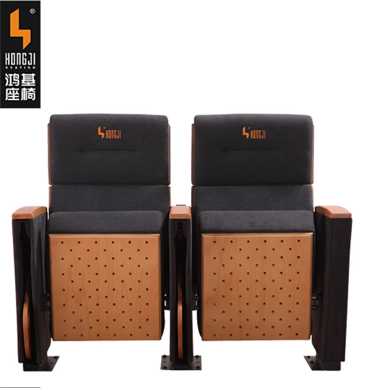 Fabric Upholstered Theater Furniture Bent Wood Cover Auditorium Seat For University Conference Rooms Use