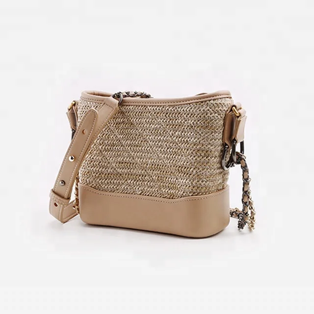 
fashion design shopping handbag women jute tote bag 