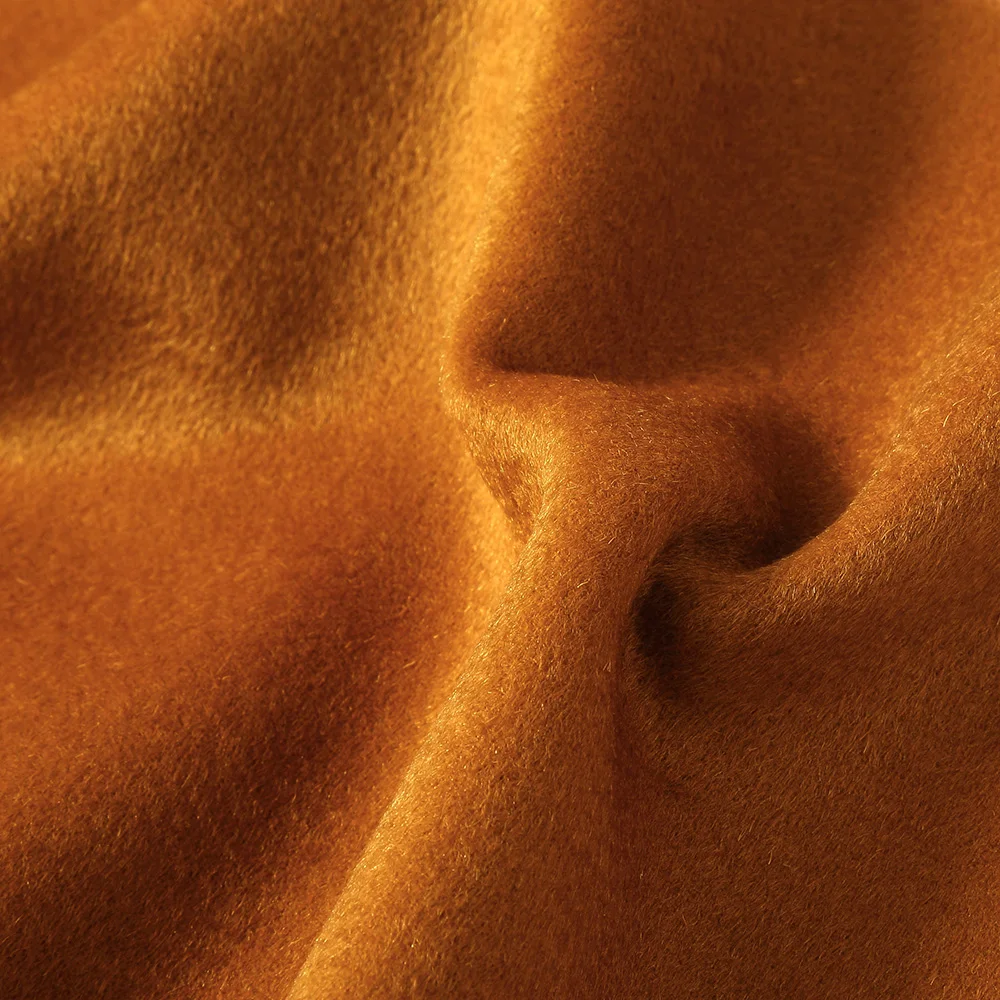 Wholesale double face fleece woolen 100% wool suit fabric