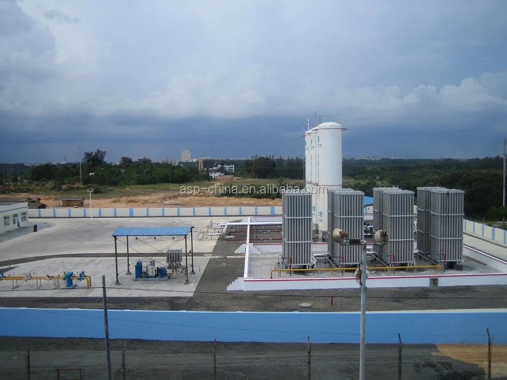 LNG gas liquefaction plant