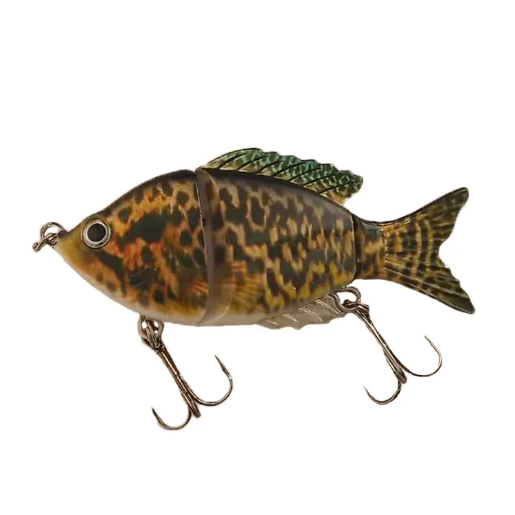 Hot Popular Multi 3 Section Jointed Swimbait Bluegill Fishing Lure