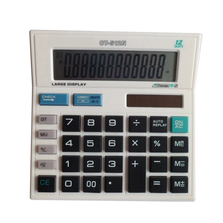 CT-512 Calculator & big size desktop calculator & solar calculator