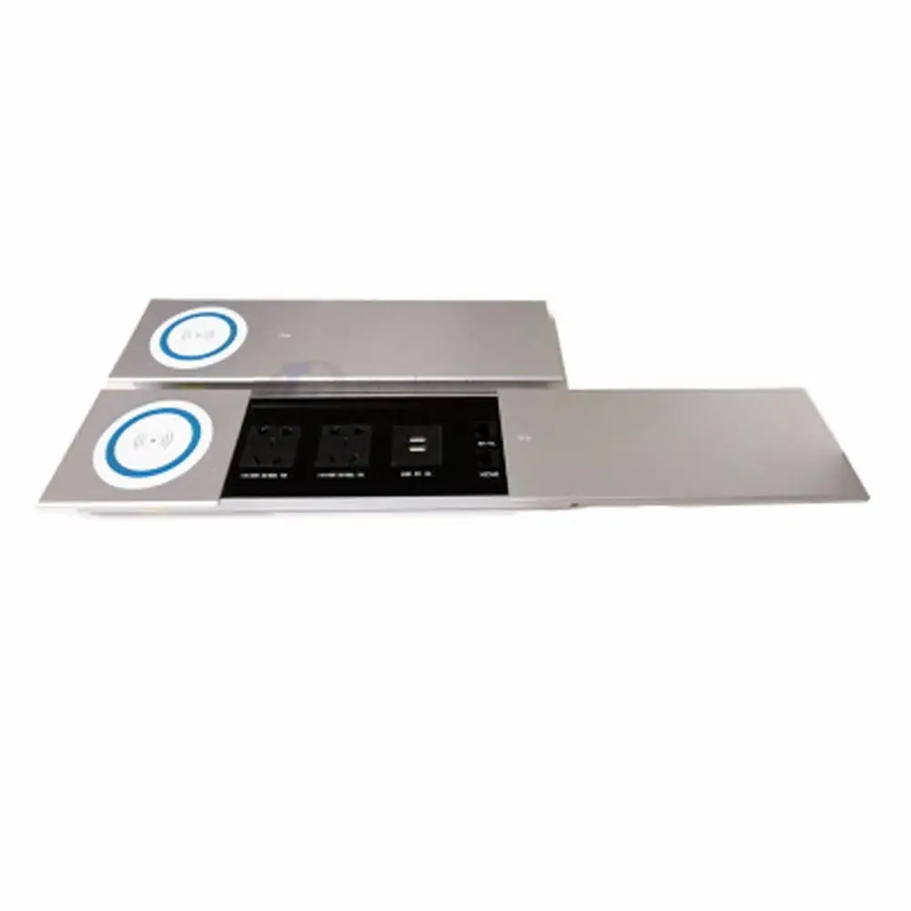 Conference Table Wireless Charger Desk Power Sliding Socket Office Furniture Desk Socket