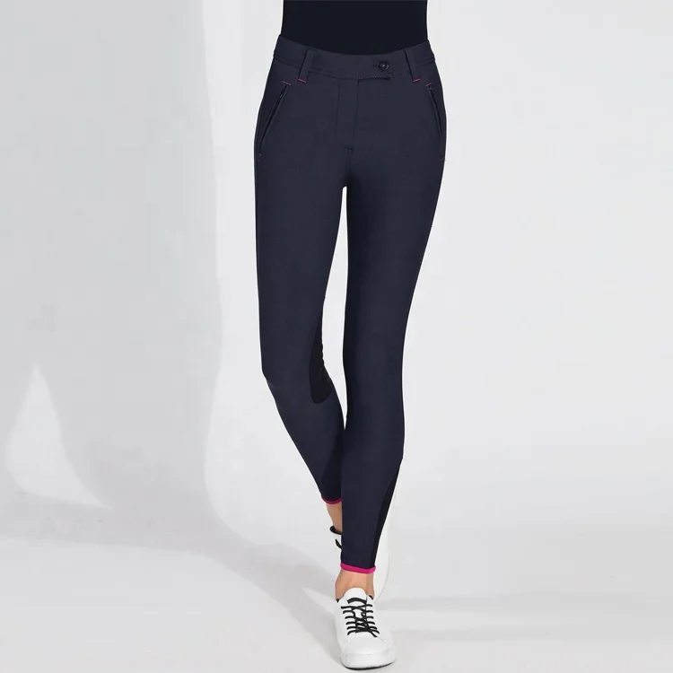 Horse Women Active Silicone Grip Full Seat Horse Riding Breeches Jodhpur Pants